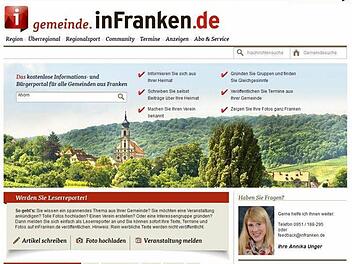 Alles auf einen Blick, was Bürger interessiert: Das ermöglichen die neuen Gemeindeseiten. Los geht es in Ahorn. Foto: Screenshot