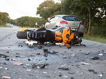 Motorradunfall (Symbolbild)
