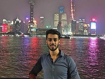 Seit knapp vier Monaten absolviert der Ludwigsstädter Ünal Sengül ein Auslandssemester in Shanghai (China). Foto: privat