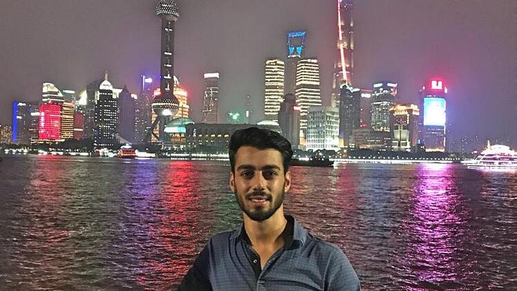 Seit knapp vier Monaten absolviert der Ludwigsstädter Ünal Sengül ein Auslandssemester in Shanghai (China). Foto: privat