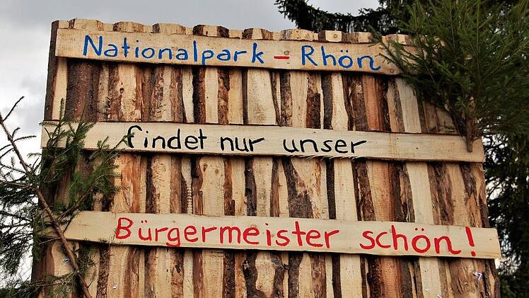 Nur der Bürgermeister  findet den Nationalpark schön. Foto: Sigismund von Dobschütz