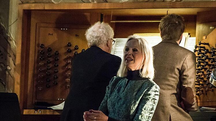 "Lied & Lyrik": Anne Sofie von Otter konzertierte in der Basilika Vierzehnheiligen.Foto: Jochen Berger