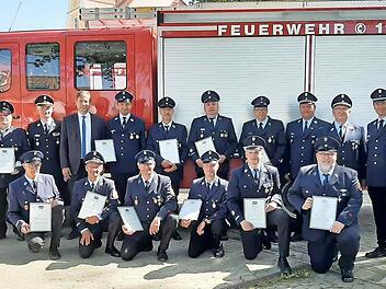 Die Ehrung der langjährig Aktiven