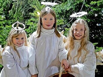 Die &bdquo;Trechertzer Engerla&ldquo; Nala, Martha und Ida.