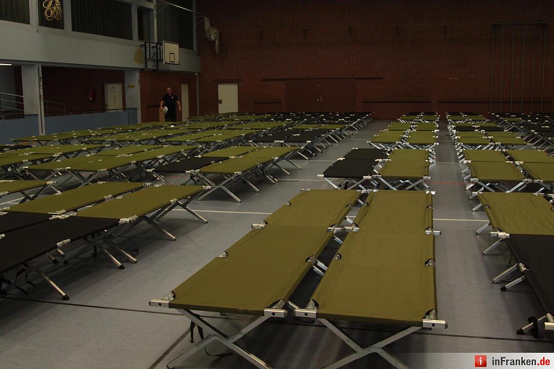 Flüchtlinge kommen in Nürnberg an