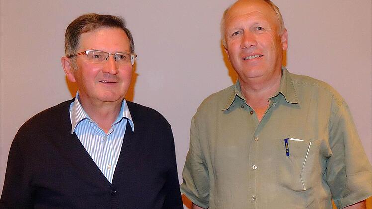 Der Vertreter der Privatwaldbesitzer Georg Rottenberger (links) erhielt Verstärkung durch den neu gewählten weiteren Vertreter Engelbert Denk. Foto: Schaar