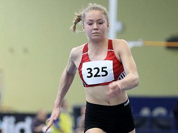 Chiara Ebner holte im Dreisprung der süddeutschen Meisterschaft den sechsten Platz.