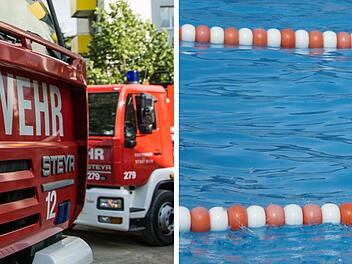 Feucht: Freibad mit 5000 Badeg&auml;sten wegen Brand ger&auml;umt - Verletzte