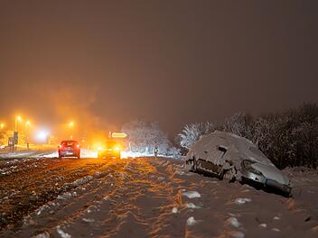 Wintereinbruch in Hessen