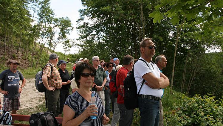Weinbergwanderung der Saale Zeitung von Wirmsthal nach Wirmsthal 15. Juni 2014