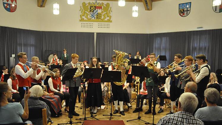 Abschlusskonzert der Unterfränkischen Bläserwoche in der Musikakademie Hammelburg.Peter Klopf