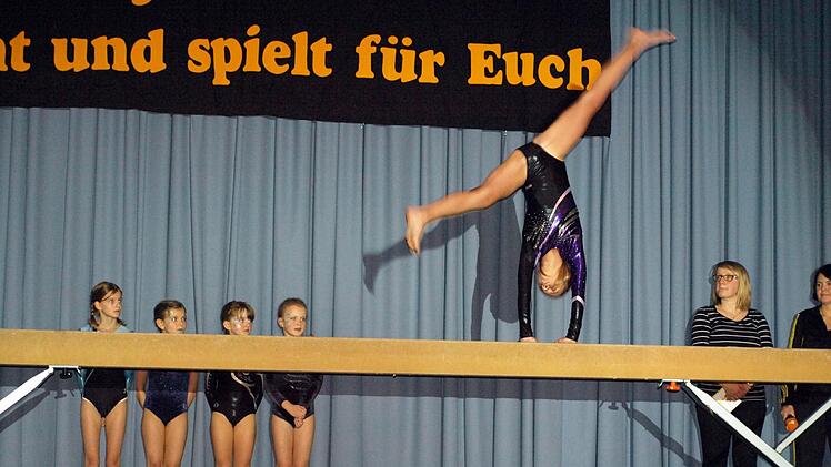 Körperbeherrschung war auf dem Schwebebalken gefragt. Foto: Susanne Deuerling