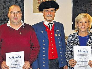 Zwei Trachtler erhalten Silber