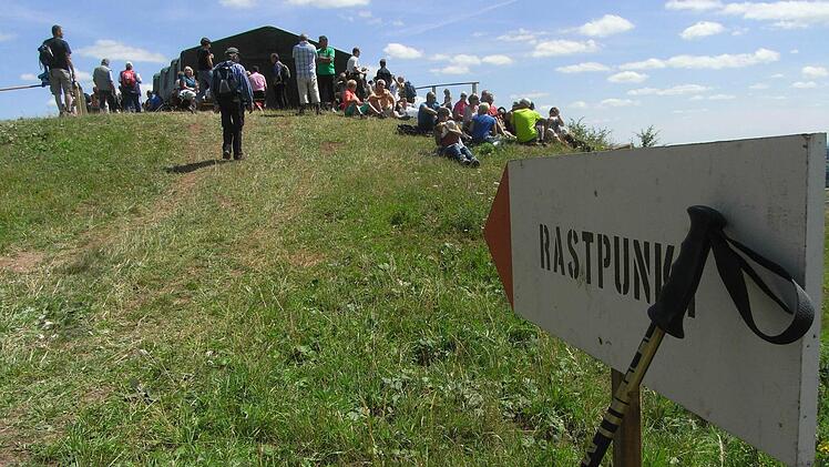 Endlich Pause machen und einkehren. Foto: Joachim Rübel
