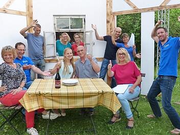 Die Schauspieler freuen sich schon sehr auf die Aufführungen.  Foto: Carmen Schwind