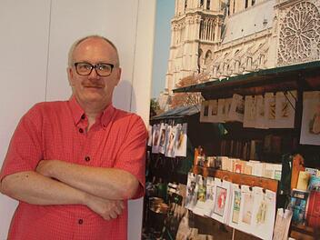 Paris ist eine Leidenschaft von Verleger Rainer Breuer: In der Galerie Einblicke im Servicezentrum des Finanzamtes Kronach zeigt der Verleger und Fotograf neue Werke. Foto: Sonja Adam