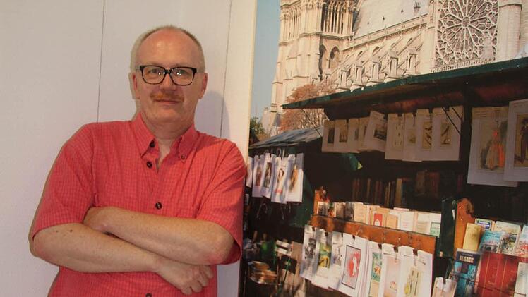 Paris ist eine Leidenschaft von Verleger Rainer Breuer: In der Galerie Einblicke im Servicezentrum des Finanzamtes Kronach zeigt der Verleger und Fotograf neue Werke. Foto: Sonja Adam