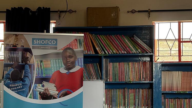 Slum Kibera - B&uuml;cherei als sicherer Lernort