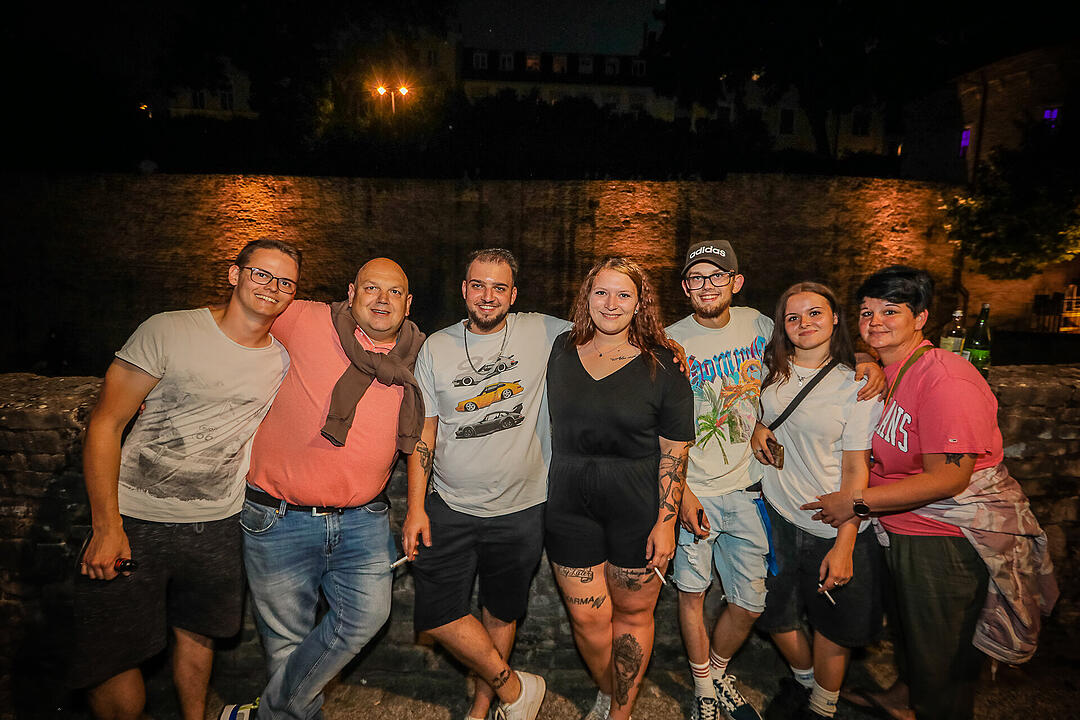 Beste Stimmung beim Stadtfest in Schweinfurt.