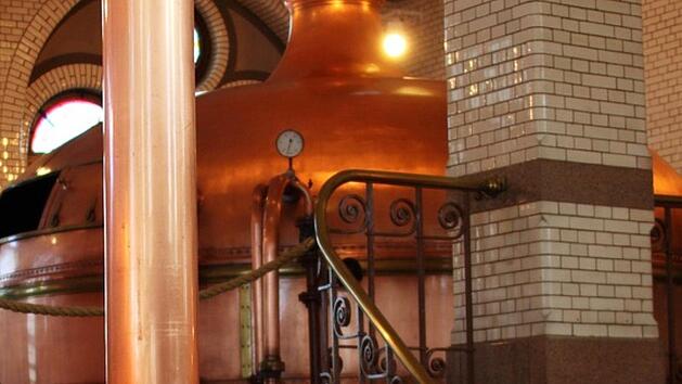 Historische Brauerei, Brauereist&auml;tte, Brauhaus, Braukessel, Bier