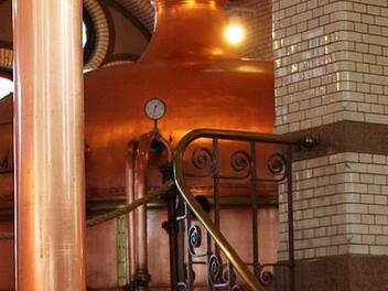 Historische Brauerei, Brauereistätte, Brauhaus, Braukessel, Bier
