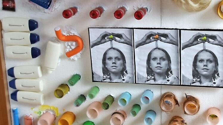 Auch Collagen fertigt Milli Genth. Fotos: Heike Beudert