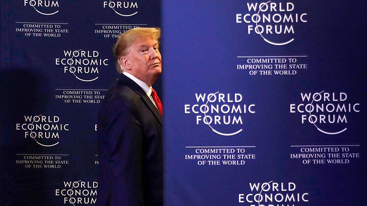 US-Pr&auml;sident Trump beim Weltwirtschaftsforum