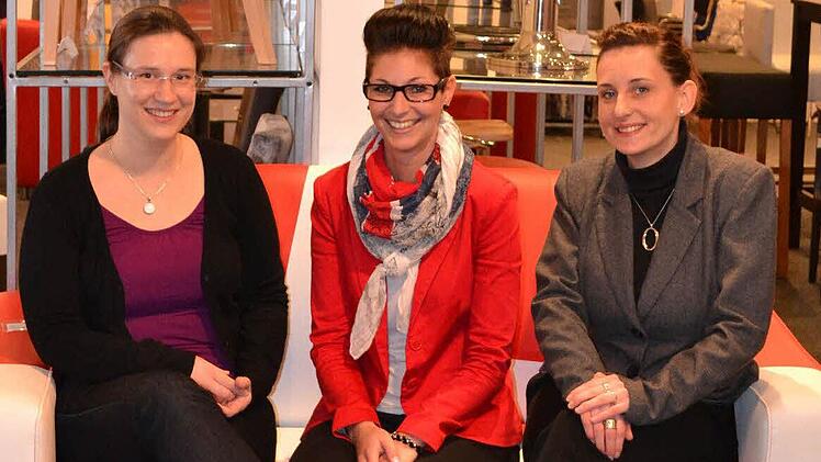 Nachwuchs mit Verantwortung (von links): Miriam Göritz, Isabel Redmann, Cindy Schaschek.