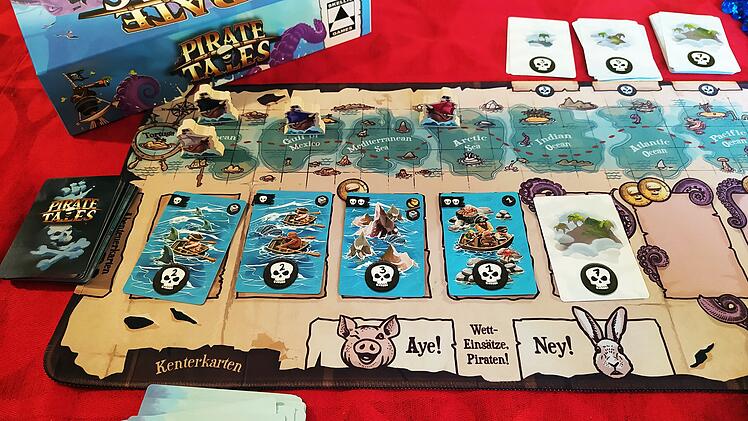 Pirate Tales im Test: Tolles Familienspiel mit Würfeln, Karten und Piraten