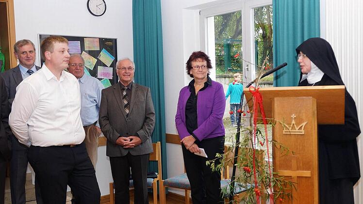 Auch Mutter Mechthild aus Kirchschletten war zur Einführung gekommen.
