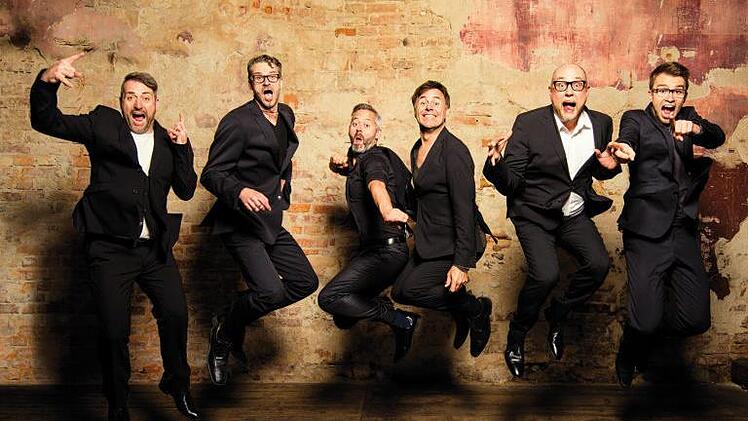 Die Jubiläumssaison im KKB beginnt am 7. Februar mit dem Auftritt von "Six Pack". Die A-cappella-Formation hat heuer ebenfalls etwas zu feiern, denn sie wird 30 Jahre alt. Foto: privat