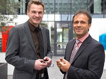 Falk Zimmermann, stellvertretender Chefredakteur (li.) und Frank Förtsch, Chefredakteur. Foto: Michael Gründel