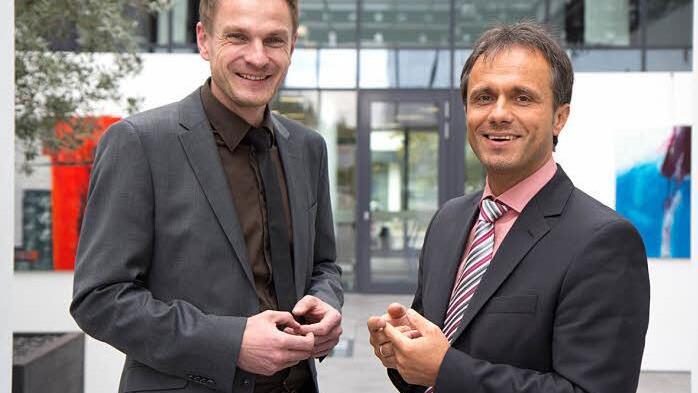Falk Zimmermann, stellvertretender Chefredakteur (li.) und Frank Förtsch, Chefredakteur. Foto: Michael Gründel