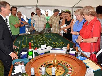 Auch Roulette konnten die Besucher des Spielbankfests ausprobieren.   Fotos: Peter Rauch