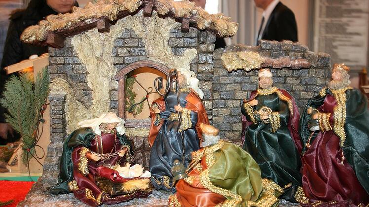 Jede Menge hochwertige Einzelst&uuml;cke gab es bei der Krippenausstellung in Schm&ouml;lz zu bewundern - hier eine orientalische Krippe. Foto: Maria L&ouml;ffler