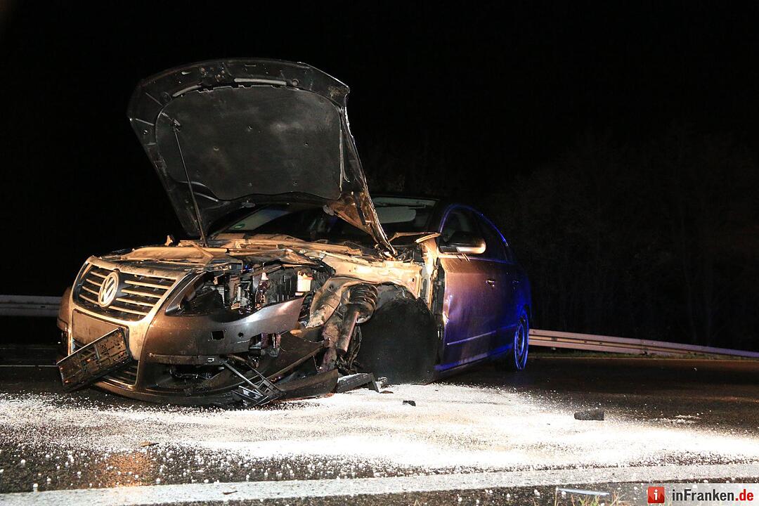 Unfall auf B26 bei Steinbach