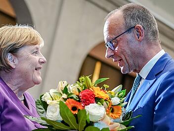 Angela Merkel und Friedrich Merz