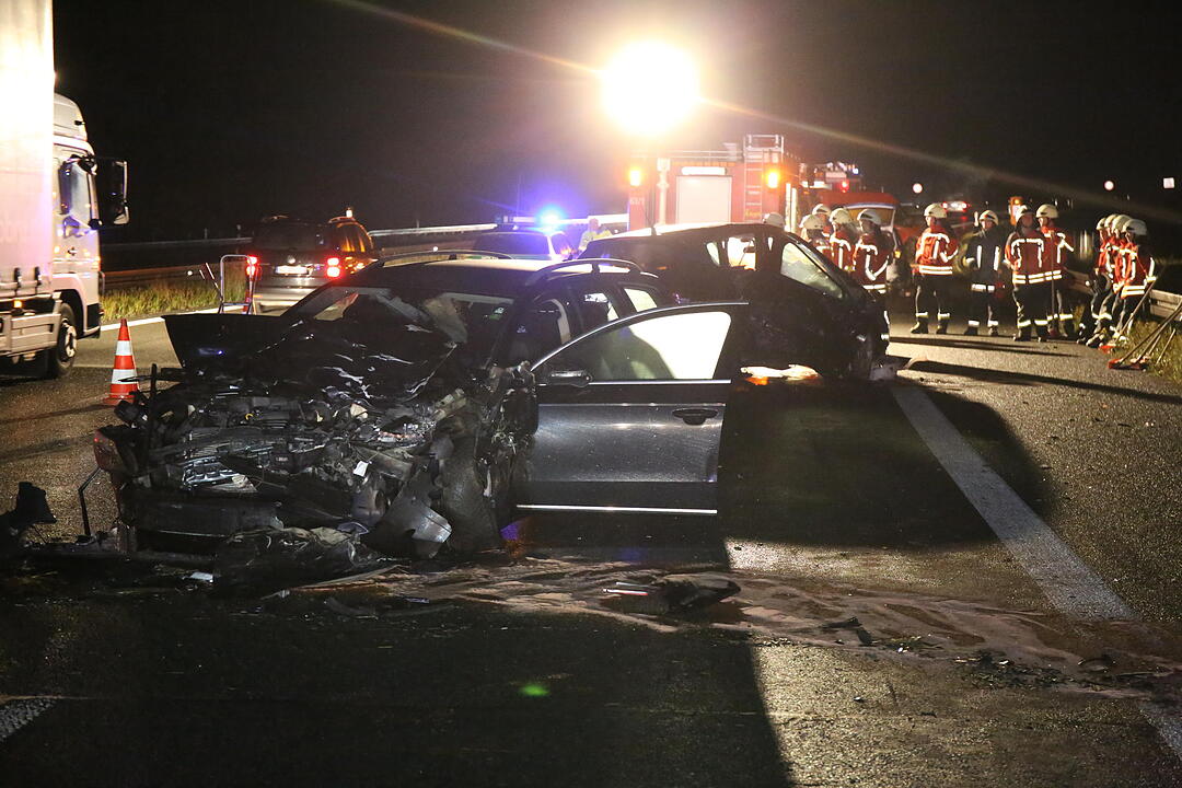 Kettenreaktion auf der A9: vier Menschen verletzt
