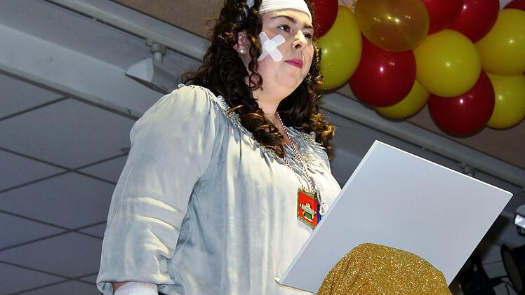 Lisa Bühner in der Bütt.Werner Vogel