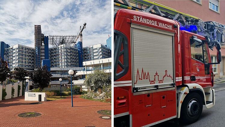 Bamberg: Feuerwehreinsatz im Klinikum Bamberg - "Rauchentwicklung"