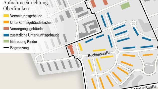 Der neue Plan für die Aufnahmeinrichtung Oberfranken.