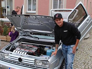 Robert aus Dornbirn in Österreich fuhr 370 Kilometer, um am GTI-Treffen teilzunehmen. Foto: Dieter Britz
