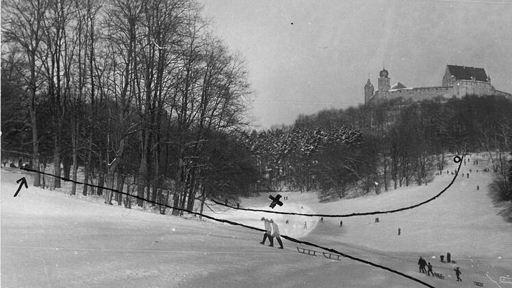 So sahen sie im Jahr 1964 aus - die Verkehrsregeln für Wintersport-Fans, die im Veilchental auf Schlittten oder Skiern unterwegs waren.Foto: CT-Archiv