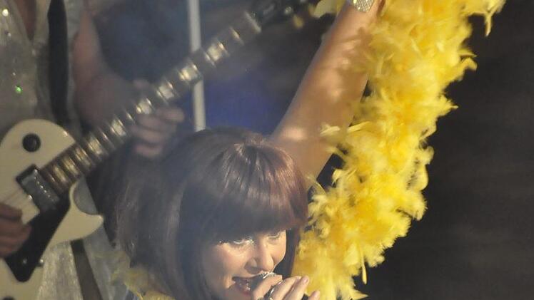 Die Sängerin Daniela Manske als Anni-Frid Lyngstad. Foto: Peter Klopf