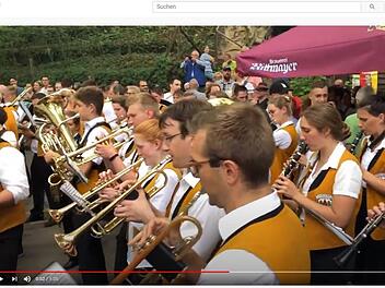 Der Musikverein Buckenhofen wollte nicht auf seine Ständchen verzichten. Deshalb gibt es sie jetzt mit Konzerten aus dem Archiv.  Quelle: Screenshot