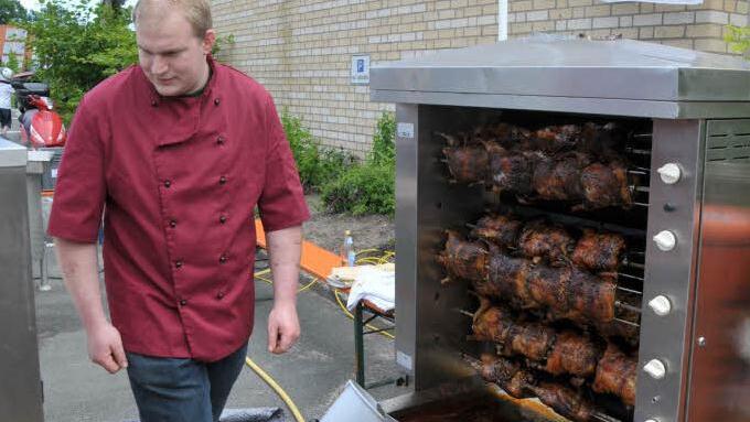 Als Belohnung warteten gegrillte Enten.