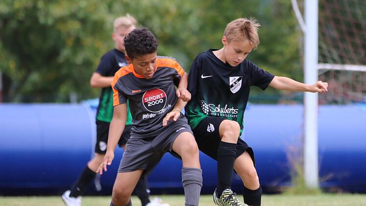 Schnappschüsse vom U11-Turnier beim SV Wildflecken. Foto: Fabio Mathea