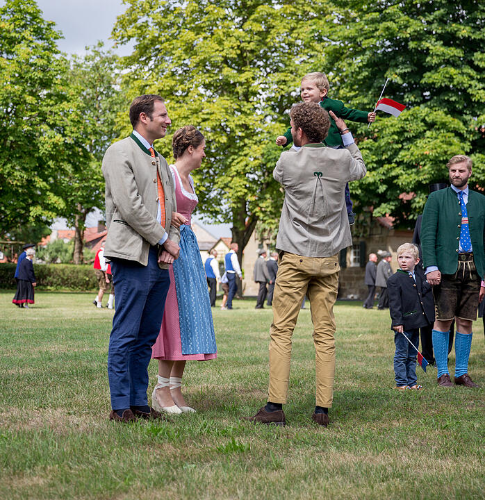 Heimf&uuml;hrung der Braut des F&uuml;rsten Castell-R&uuml;denhausen