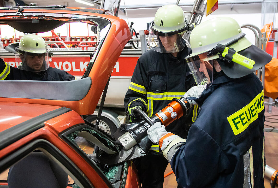 Prinzessinnen bei Feuerwehr