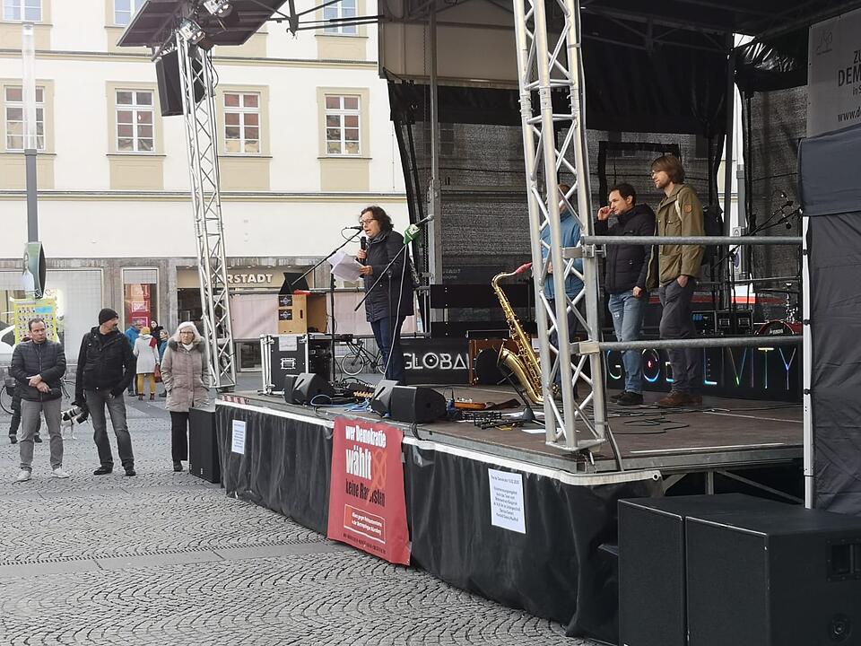 Demonstrationen in Bamberg: III. Weg und Gegendemo